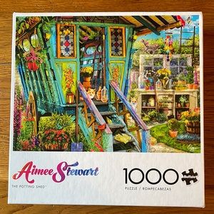Buffalo Games 1,000 piece puzzle Aimee Stewart The Potting Shed